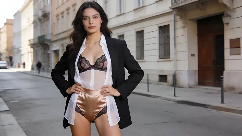 Charli XCX au cœur de la tendance lingerie visible