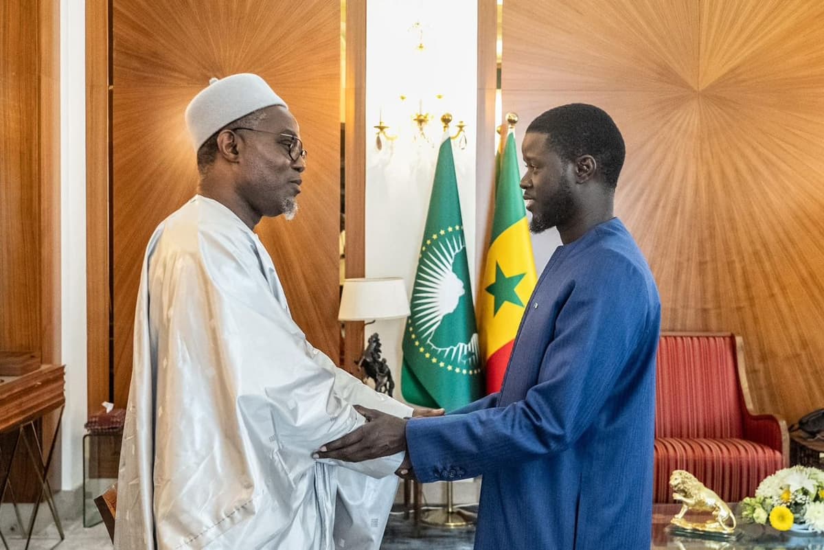 Sénégal: Bassirou Diomaye Faye reçoit le vice-président gambien Mohammed B.S. Jallow