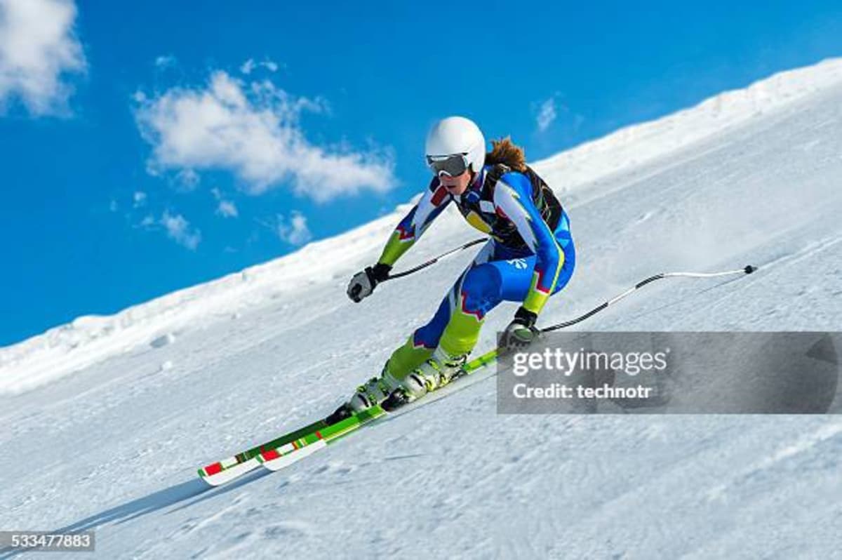 Un skieur@getty images