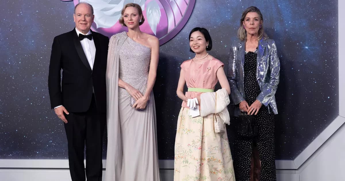 une invitée exceptionnelle entourée de la famille princière monégasque