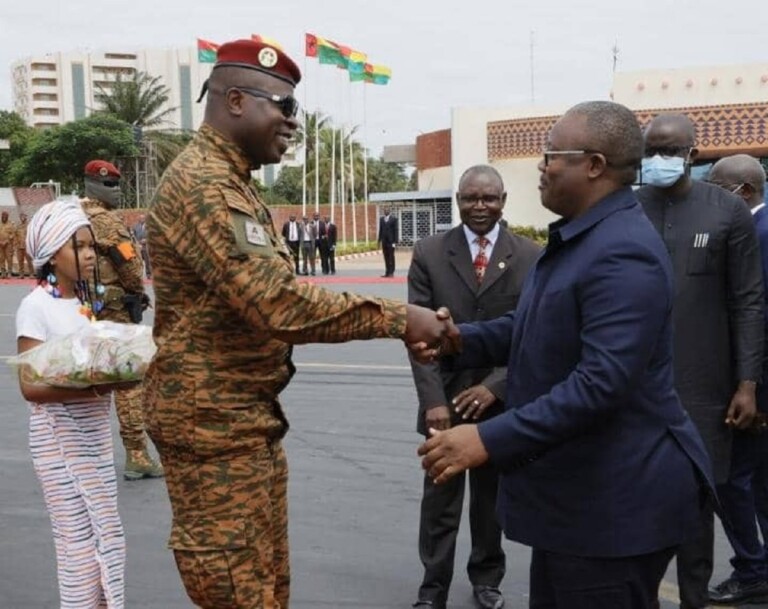 Transition au Burkina: Umaro Sissoco Embalo en mission à  Ouagadougou