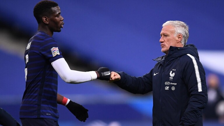 Paul Pogba et Didier Deschamps