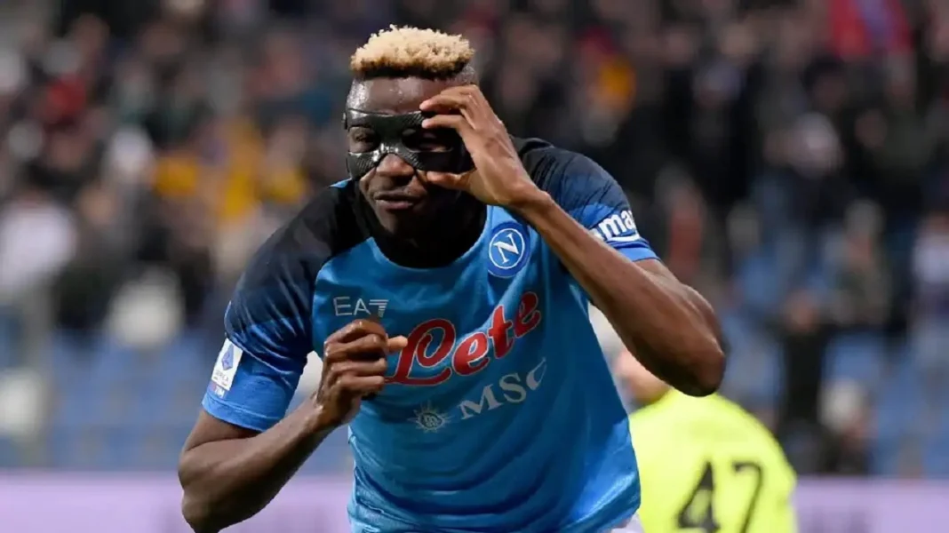 Victor Osimhen sous le maillot du Napoli