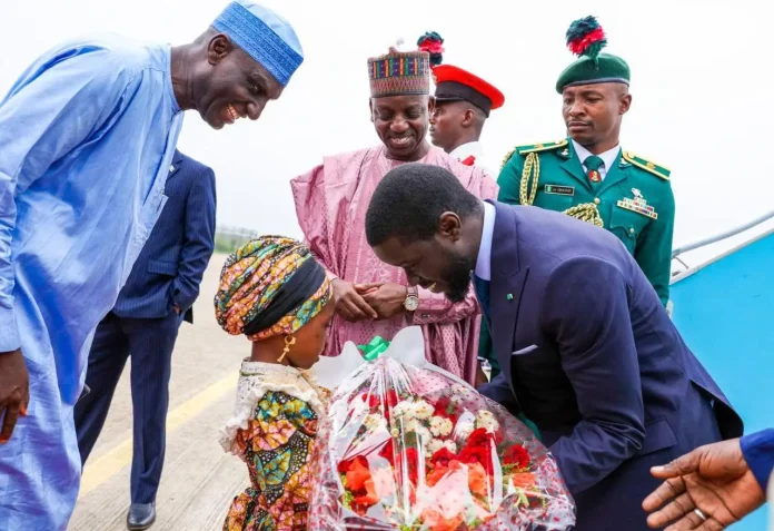 Bassirou Diomaye Faye en visite au Ghana