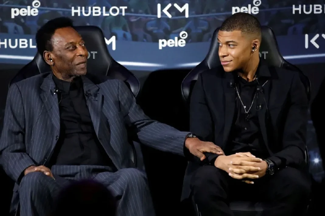 PelÃ© et Kylian MbappÃ© Â© Christian Hartmann/Reuters