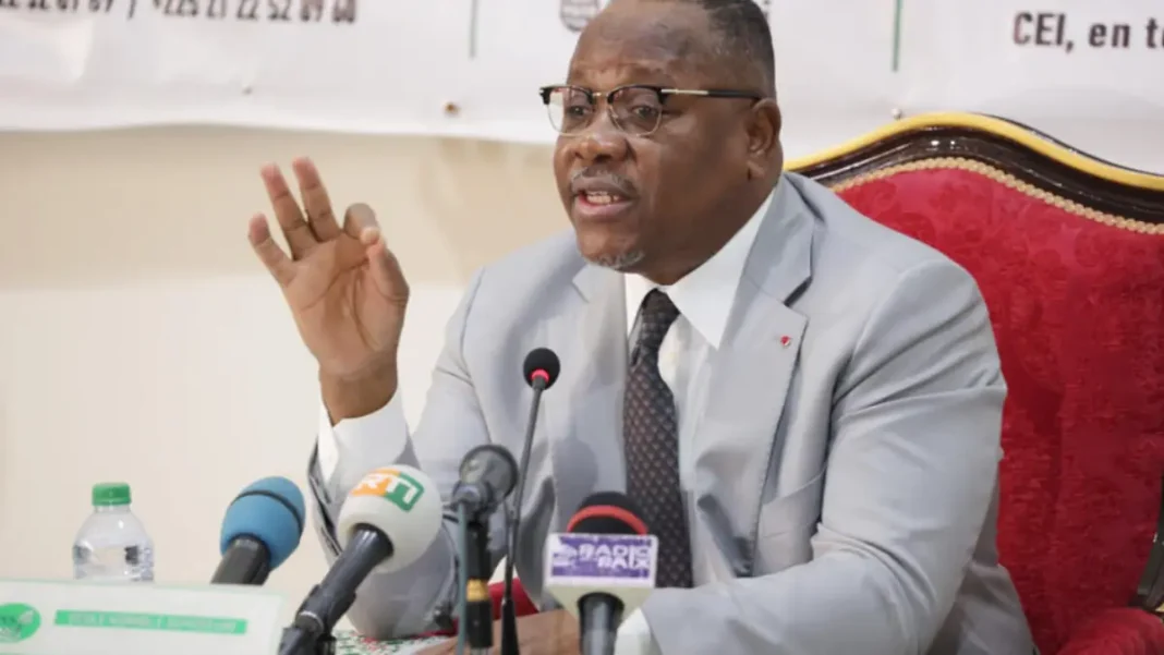 Ibrahime Coulibaly-Kuibiert, prÃ©sident de la Commission Ã©lectorale indÃ©pendante (CEI) en CÃ´te d'Ivoire