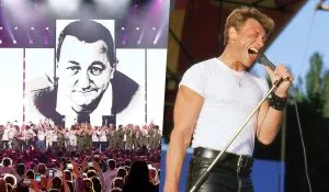 Johnny Hallyday, l’artiste le plus repris par les Enfoirés avec 50 reprises