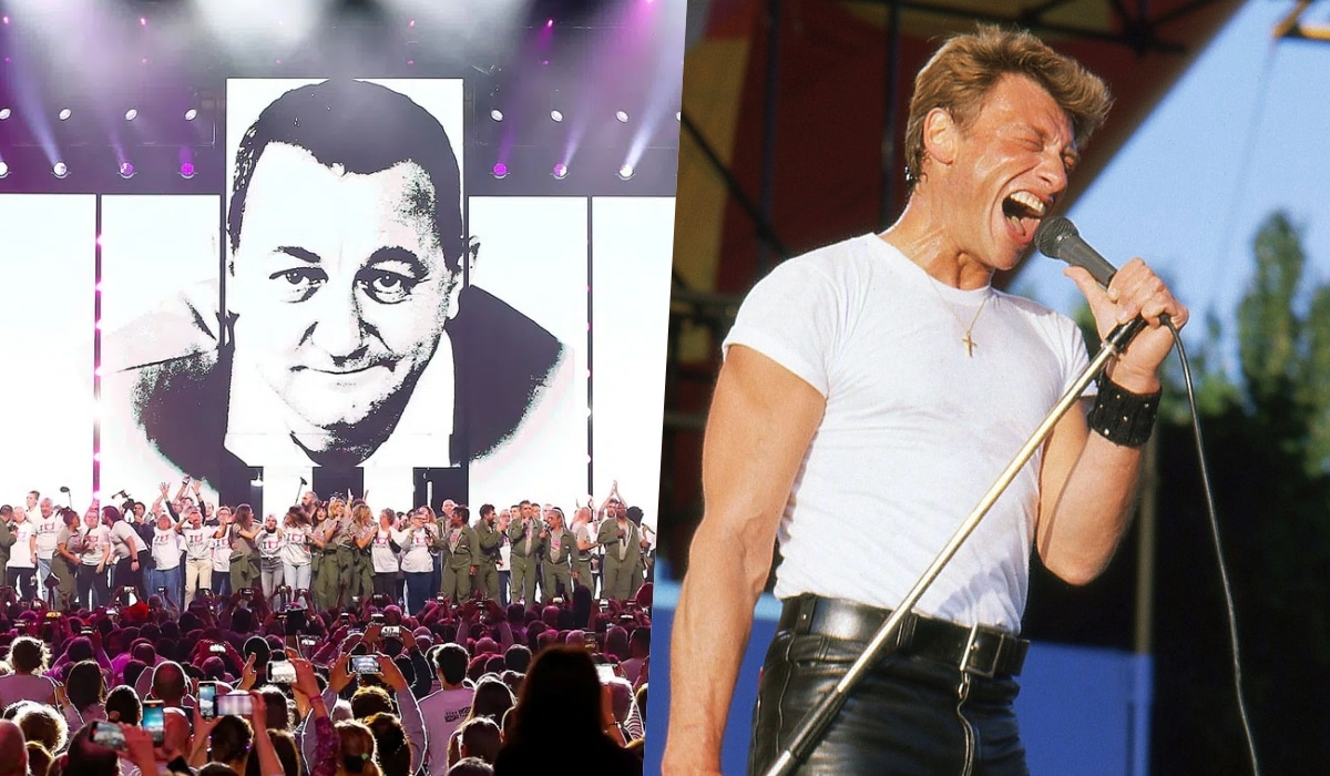 Johnny Hallyday, l’artiste le plus repris par les Enfoirés avec 50 reprises