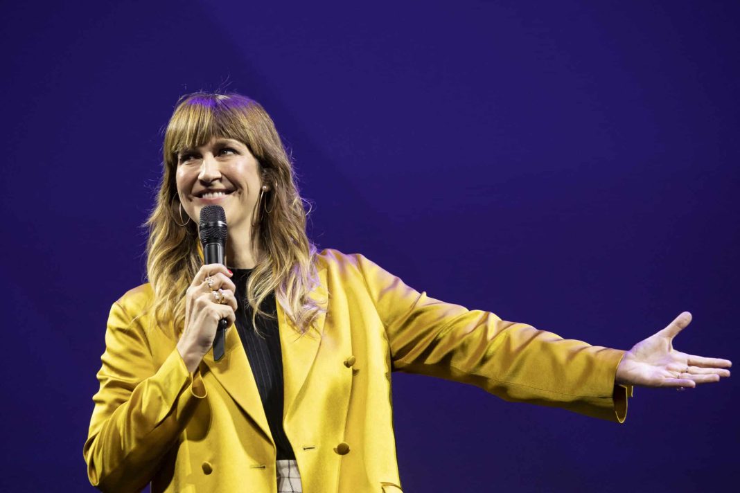 Daphné Bürki a trouvé le quartier idéal pour ses filles, Hedda et Suzanne