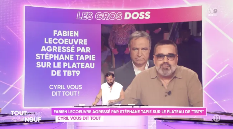 Stéphane Tapie aurait donné deux coups à Fabien Lecoeuvre, dit Géraldine Maillet