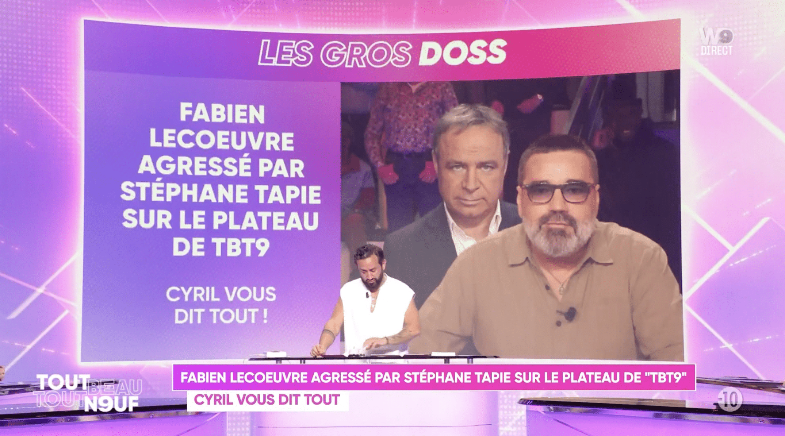 Stéphane Tapie aurait donné deux coups à Fabien Lecoeuvre, dit Géraldine Maillet