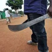 Braquage à la machette