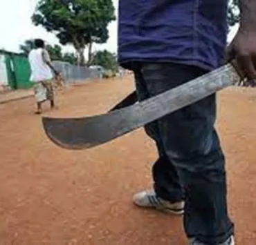 Braquage à la machette