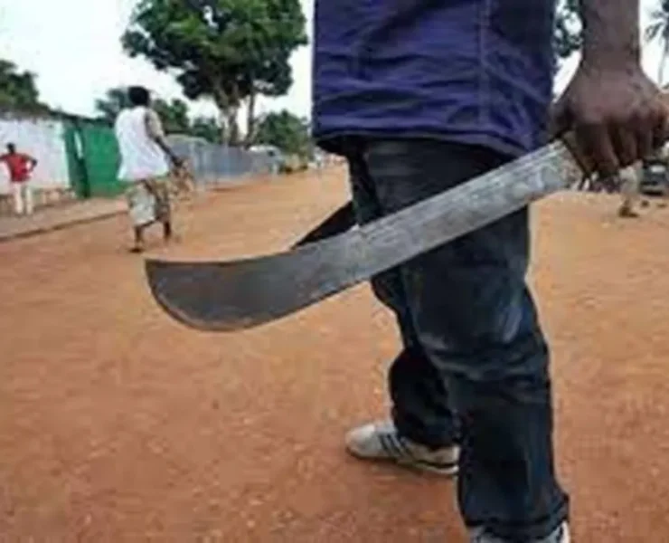 Braquage à la machette