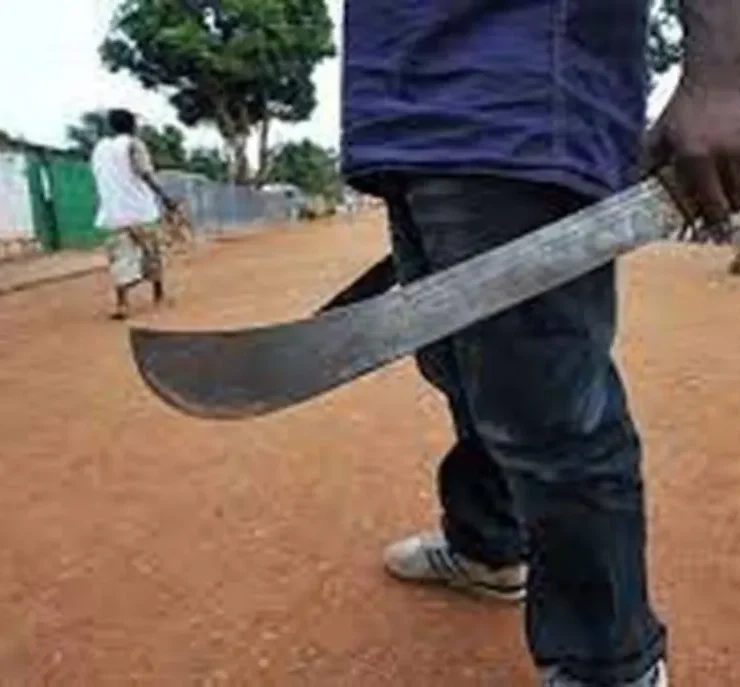 Braquage à la machette