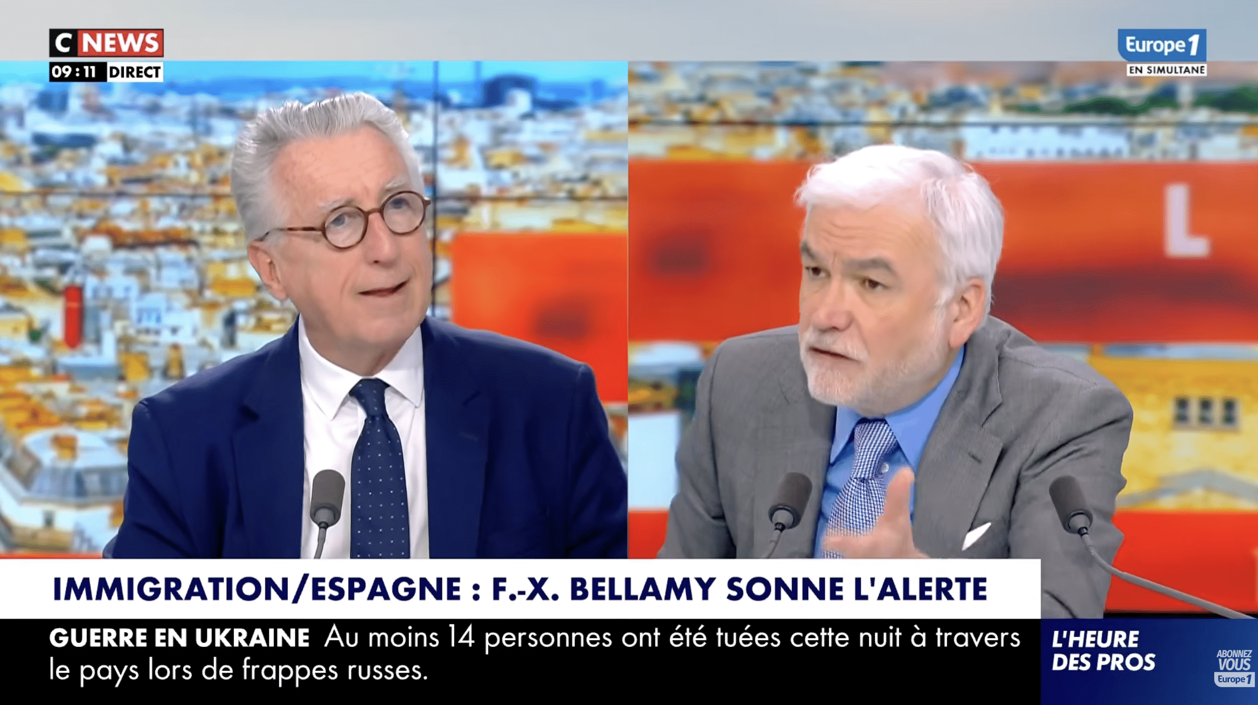 "Arrêtez !", "laissez-moi répondre" : Pascal Praud, le ton monte avec son chroniqueur qui lui tient tête