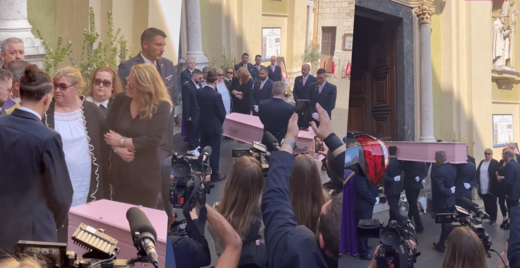 Exclu Public : obsèques de Loana, un cercueil rose pour l’occasion