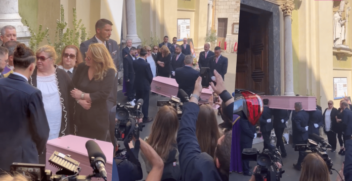 Exclu Public : obsèques de Loana, un cercueil rose pour l’occasion