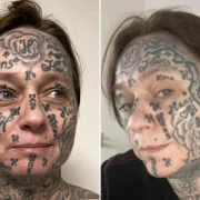 Une femme « forcée » de se faire tatouer le nom de son partenaire 250 fois sur le visage