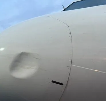 Again, United Nigeria Airlines suffers bird strike