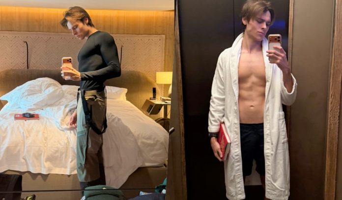Cameron Smet, le petit fils de Johnny Hallyday, dévoile le résultat de ses séances de sport : à 21 ans, son impressionnante shape
