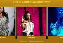 Flammes Awards 2026 : Aya Nakamura, Theodora et Meryl en tête