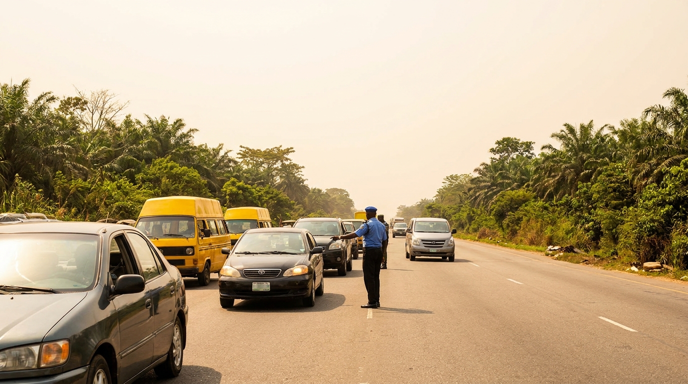 Nigeria : une policière filmée en train d'extorquer un conducteur