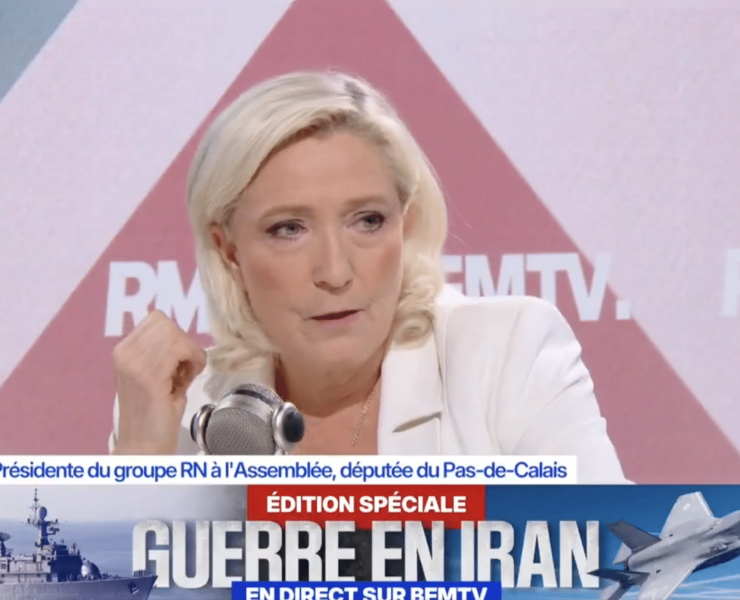 "Tous ces gens accusés de se comporter comme des porcs", Marine Le Pen dit à son tour haut et fort ce qu’elle pense de Patrick Bruel