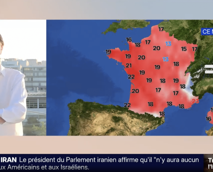 "Des messages d'insulte, de menace" : Kévin Floury, le présentateur météo de BFM TV, pris pour cible à cause des cartes rouges