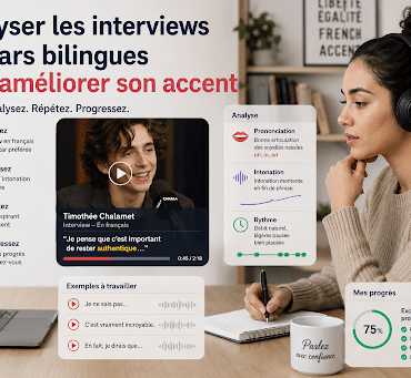 Analyser les interviews de stars bilingues pour améliorer son accent