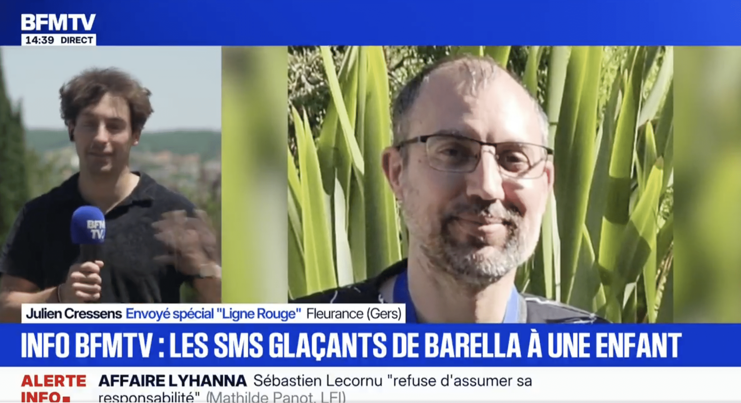 "Je l’ai échappé belle" : affaire Lyhanna : les échanges glaçants entre Jérôme Barella et une collégienne de 13 ans dévoilés