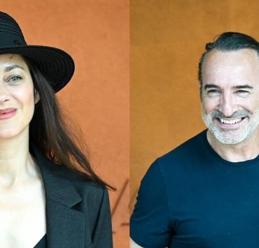 Marion Cotillard et Jean Dujardin ensemble, complices et déchaînés à Roland-Garros