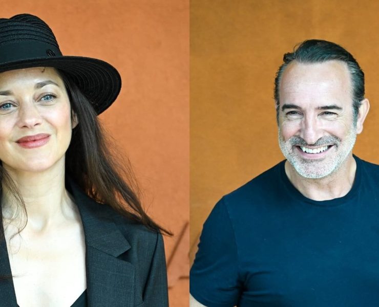 Marion Cotillard et Jean Dujardin ensemble, complices et déchaînés à Roland-Garros