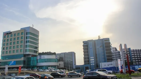 Vue d’Accra au Ghana, illustration