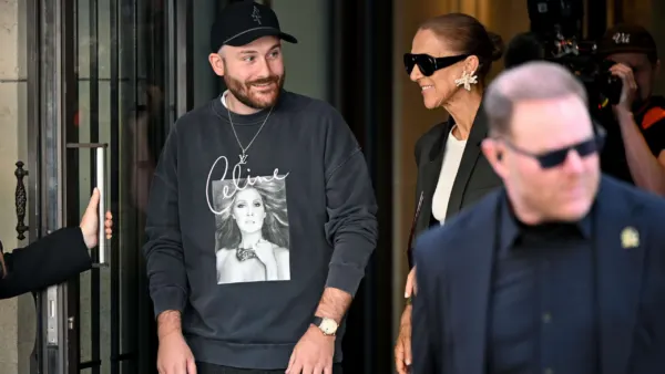 René-Charles Angélil change de tête : à Paris, le fils de Céline Dion s’affiche crâne chauve