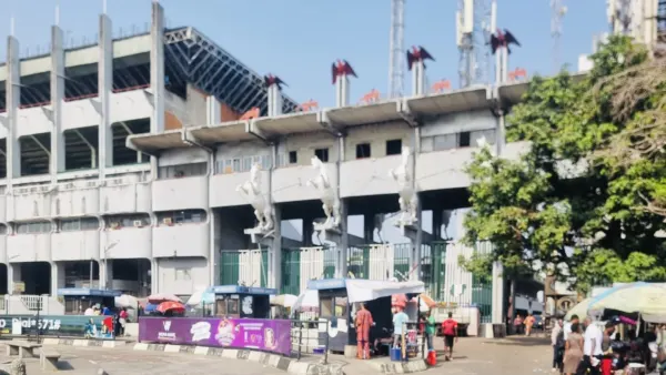 Tafawa Balewa Square à Lagos, lieu de la projection record de Black Market