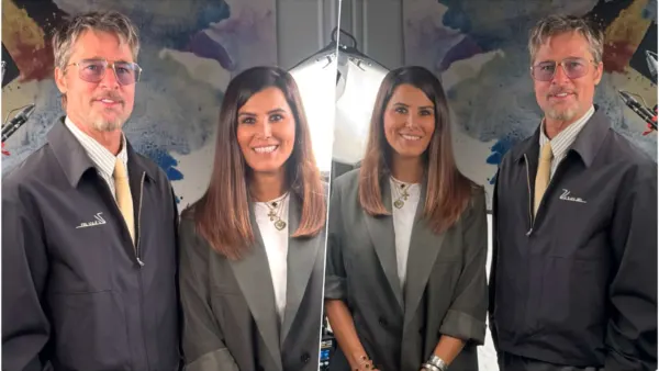 Karine Ferri publie enfin les photos de sa rencontre avec Brad Pitt : un gros coup après son éviction