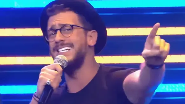 Saad Lamjarred sur la scène de Star Academy Arabia en 2015