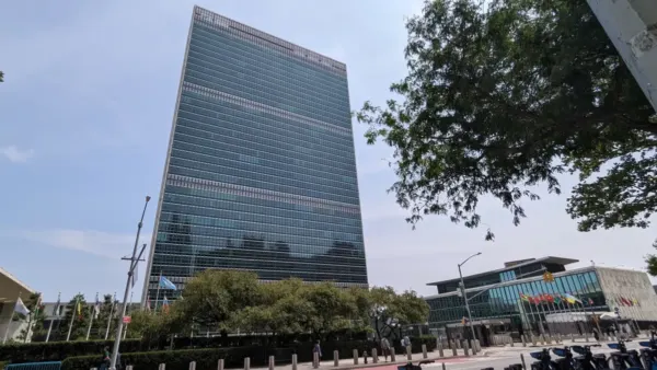 Le siège des Nations unies à New York
