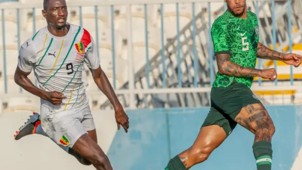 William Troost-Ekong avec le maillot du Nigeria en janvier 2024