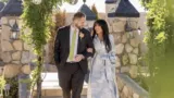 Marie Osmond avec son fils Matthew lors de son mariage
